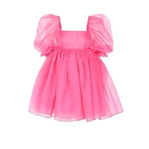 Selkie Hot Pink Cali Puff Dress